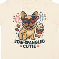 thumbnail image 4 of Inktastic Star-spangled Cutie Dog USA Boys or Girls Toddler T-Shirt, 4 of 5