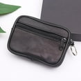 thumbnail image 4 of Retro Mens Coin Purse New Portable Short Wallet Key Bag Small Leather Clutch Bag Card, 4 of 8