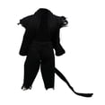 thumbnail image 1 of Figura de acción a escala 1/12, ropa, disfraz de muñeca, uniforme de judo, ropa en miniatura, cinturón de pantalón superior para cuerpo masculino de 6 Negro, 1 of 7