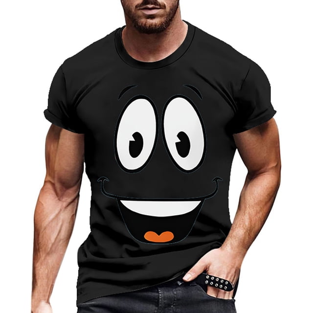 Xdzjlr T-Shirts Hommes Manches Courtes Col Rond Tee Intérieur Extérieur Léger Mode Chemise Homme, TTTG