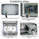 thumbnail image 4 of Toma de corriente doble impermeable con interruptor independiente, toma de corriente exterior Ip66 con cubierta protectora, toma de pared impermeable auspicioso, kaili Sencillez, 4 of 5