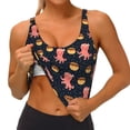 thumbnail image 3 of Lsque cartoon octopus Printed Women'S Sports Bra, Compression, Moisture Wicking, High-Impact Sports Bra For Women,Supportive sports bra-X-Large, 3 of 8