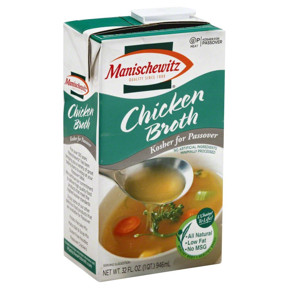 Manischewitz Kosher Chicken Broth, 32 Oz