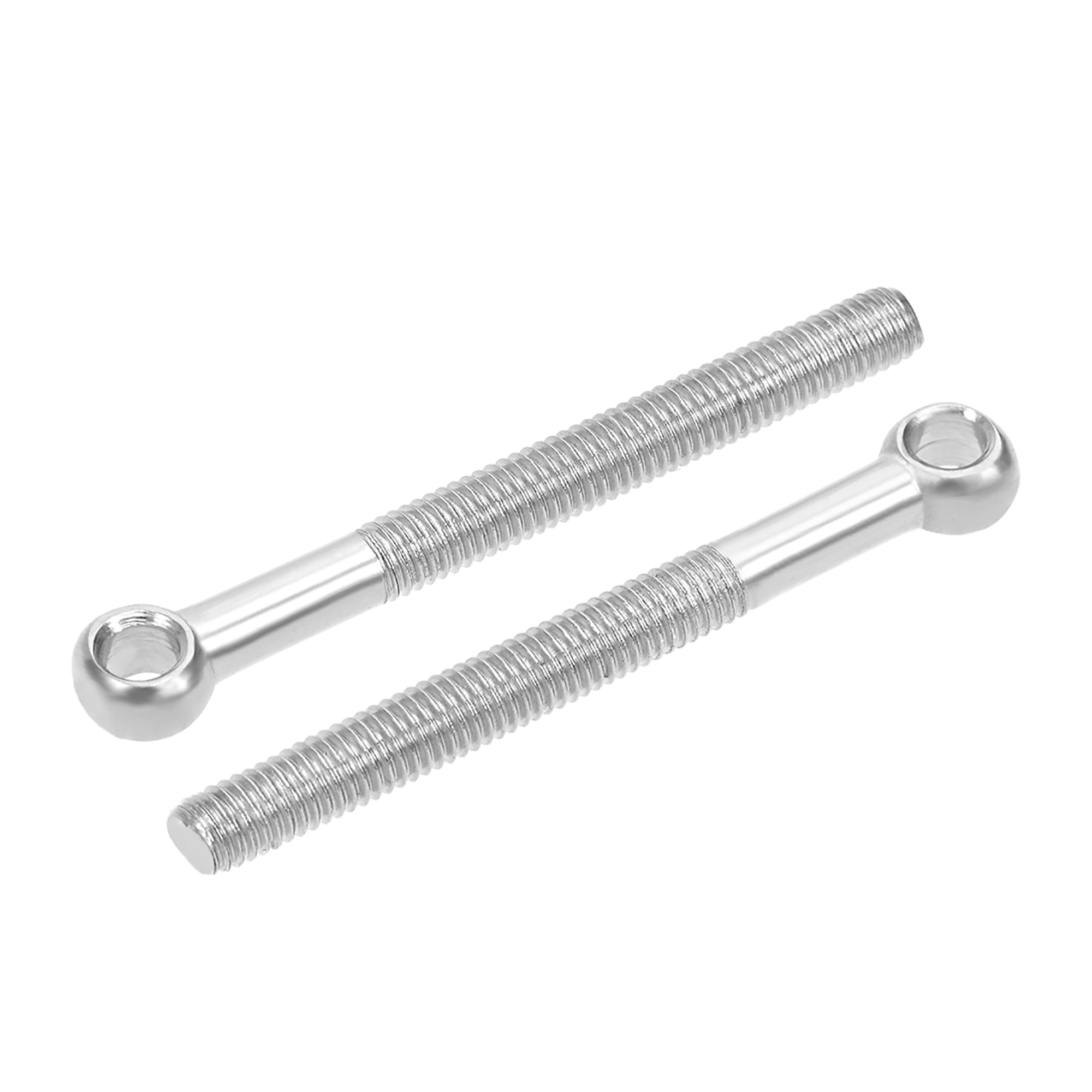 M5x50mm 304 Stainless Steel Machine Shoulder Lift Eye Bolt Rigging 4pcs