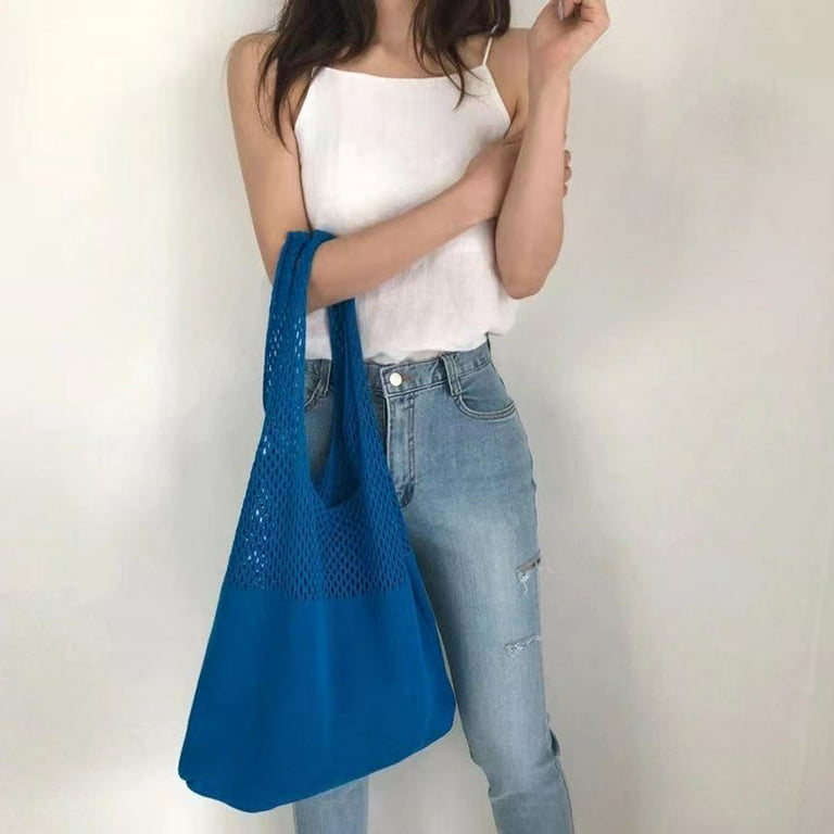 New Version Simple Large-capacity Lightweight Bucket Bag, Ombre Denim With  Diamond Shaped Grid Stitching Backpack, Colorblock Fringe Drawstring Flap  Over Shoulder Bag Suitable For Daily Wear, Students, Travel, Gift Pattern  Random