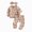 A62-Khaki, variant on Baby Girl Fall Winter Outfits Toddler Clothes Cute Sweatshirts and Joggers Pants 2 Piece Set 6-24 Months 2T 3T 4T 5T 6T Kids Khaki,18-24 Months