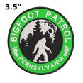 thumbnail image 2 of USA Pennsylvania Bigfoot Patrol! Cryptid Sasquatch Watch! 3.5 Inch Iron Or Sew On Embroidered Fabric Badge Patch Unexplained Mysteries Iconic Series, 2 of 2