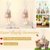 Shiusina Easter Hanging Bunny Ornaments Decorations Rabbits Bunny Holiday Home