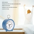 thumbnail image 3 of Vintage Alarm Clock, Silent Small Clock Alarm Clocks Desktop Clocks Simply Design for Living Room, Bedroom, Bedside, Desk, 3 of 7