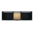 thumbnail image 3 of Ariel Stafford 73 Inch Double Rectangle Sink Vanity With Carrara White Marble Countertop W/1.5" Edge In Midnight Blue, 3 of 10