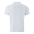 thumbnail image 5 of Mens Polo Shirts Short Sleeve Male Short Sleeve Shirt Summer Casual Solid Holiday Shirts Tops Mens Shirts White XXXL, 5 of 5