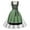 Green, variant on Ayolanni Knee-Length Womens Holiday Dresses 2025 A-Line Green Oktoberfest Short Sleeve Dresses Girls' Dresses L