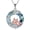 French Bulldog-Blue Crystal, variant on French Bulldog Guinea Pig Fox Sloth Necklace 925 Sterling Silver Cute Animal Heart Pendant Jewelry Gifts for Women