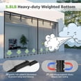 thumbnail image 4 of Garage Door Screen, 16x7 Ft Magnetic Closure Heavy Duty Weighted Bottom Garage Screen Doors for 2 Car Garage, Fiberglass Mesh Anti Annoying Animal Out, 4 of 5