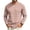Pink, variant on GrmtClth Shirts for Men Soft Striped Long Sleeve Crewneck Pullover Retro Basic Multi Tone Casual Daily Fashion Tops Black 4XL