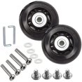 thumbnail image 1 of Suitcase Luggage Wheel Replacement Kit Rubber Universal Wheels Swivel Caster BearingTool(OD:80 W:24, 1 of 5