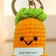 thumbnail image 2 of Lindo Llavero Tejido A Mano Apoyo Emocional Muñeca Divertida Tejer Pepinillos (zanahoria), 2 of 4