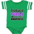 thumbnail image 3 of Inktastic Rocking the Purple for Lupus Awareness Boys or Girls Baby Bodysuit, 3 of 5