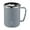 Grey, variant on Grey Stainless Steel Double Wall Insulated Coffee Mug With Measurement Marks Tea Cup Hot Cold Drink Container Microwave Safe 4.52X4.52X3.34 Inches 0.44 Lb