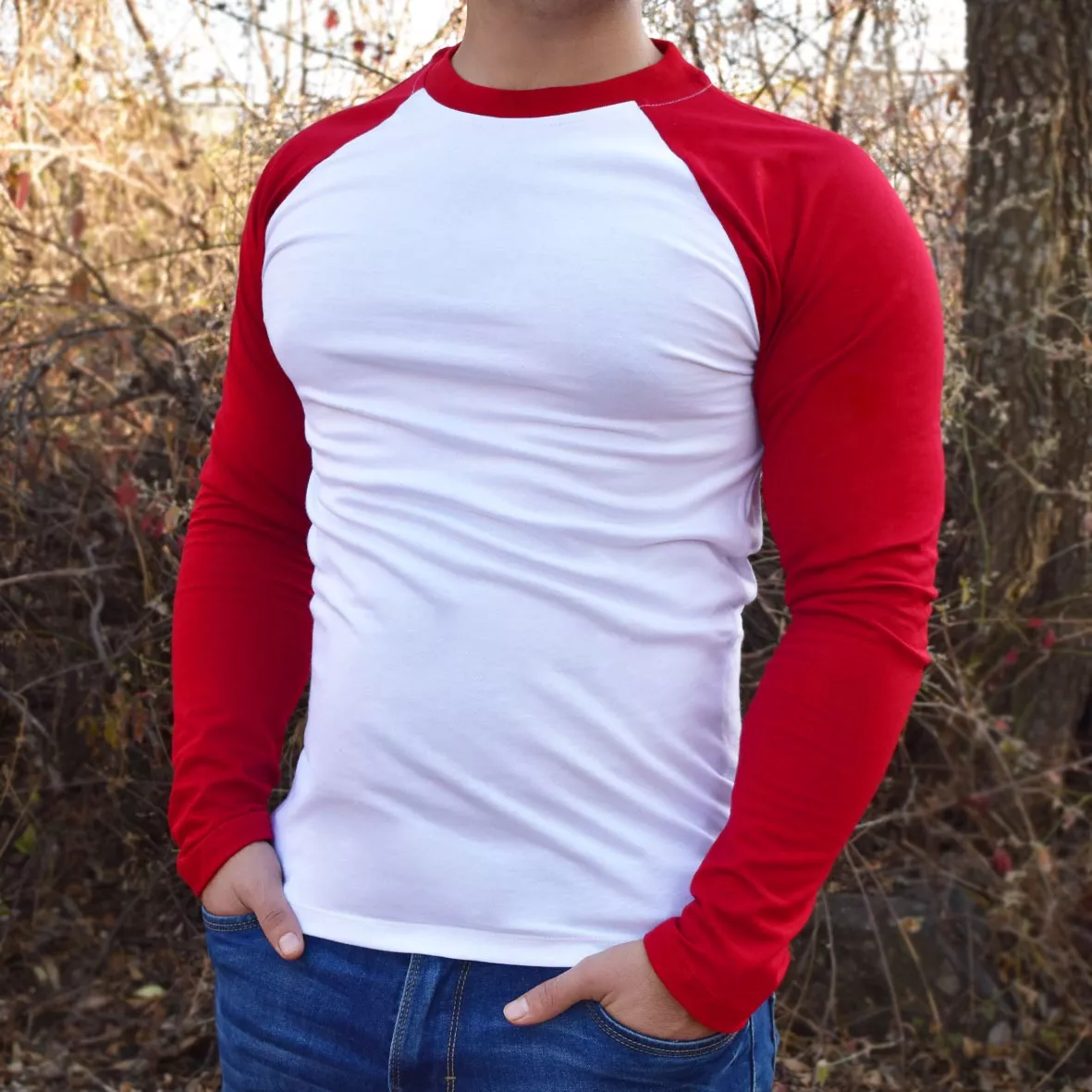 Playera Manga Ranglan Manga Larga Lisa Bodega Aurrera en línea