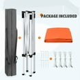 thumbnail image 3 of EAGLE PEAK 5x5 Pop Up Canopy Tent Instant Outdoor Canopy Easy Set-up Straight Leg Folding Shelter (Orange), 3 of 11