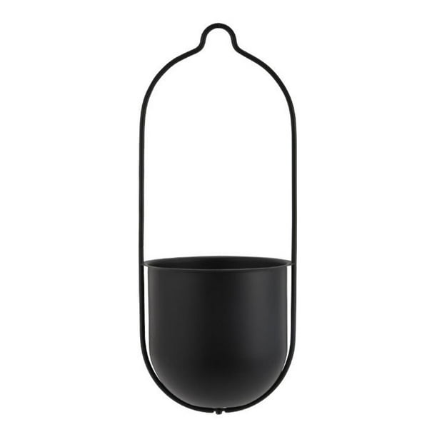 Maceta colgante,Maceta colgante con diseño de cesta colgante,Maceta para jardinería colgante para exteriores,Jardinera colgante para plantas de interior para colgar en la pared,Cesta