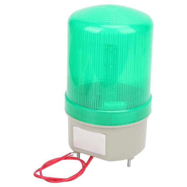 24V DC Warning Light Rotation Indicator Light, Warning Light LED Lamp Bead Rotating Shining Industrial Indicator Light Emergency Strobe Light