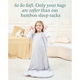 thumbnail image 6 of Supersoft Sleep Sack 1.0 TOG, Premium Bamboo Viscose Baby Sleeping Bag 2-Way Zipper Sleep Sack Baby Wearable Blanket, 6 of 10
