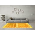thumbnail image 3 of Ahgly Company Machine Washable Indoor Rectangle Southwestern Yellow Country Area Rugs, 8' x 10', 3 of 4