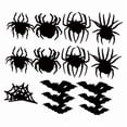 thumbnail image 1 of Pegatinas de pared de murciélago de Halloween, calcomanías creativas, decoración de arte de pared moderno con luz para 30 piezas, 1 of 9