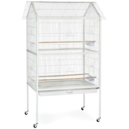 Prevue Pet Products White Aviary Flight Cage with Stand - F030
