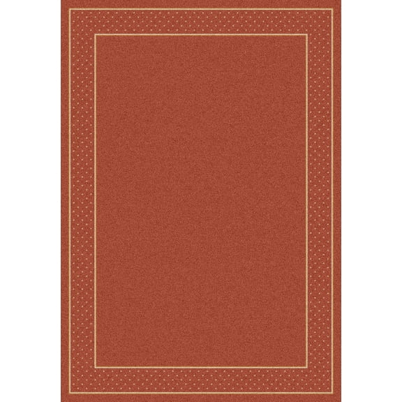 Milliken Design Center Area Rug LEGACY CORAL Legacy Coral Solid Dotted 2' 4" x 11' 8" Runner