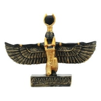 Ebros Egyptian Classical Deities Miniature Figurine Gods Of Egypt Dollhouse Miniature Statue Legends Of Ancient Egypt Educational Sculpture Collectible (Isis Goddess of Magic)