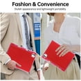 thumbnail image 5 of Dteck for iPad Air 11 Inch Case (M3/M2-2025/2024), iPad Air 5th/4th Gen Case, iPad Pro 11 Inch Case (2022-2018),Hybrid Shockproof Translucent Protective Cover with Built-in Pencil Holder,Red, 5 of 6