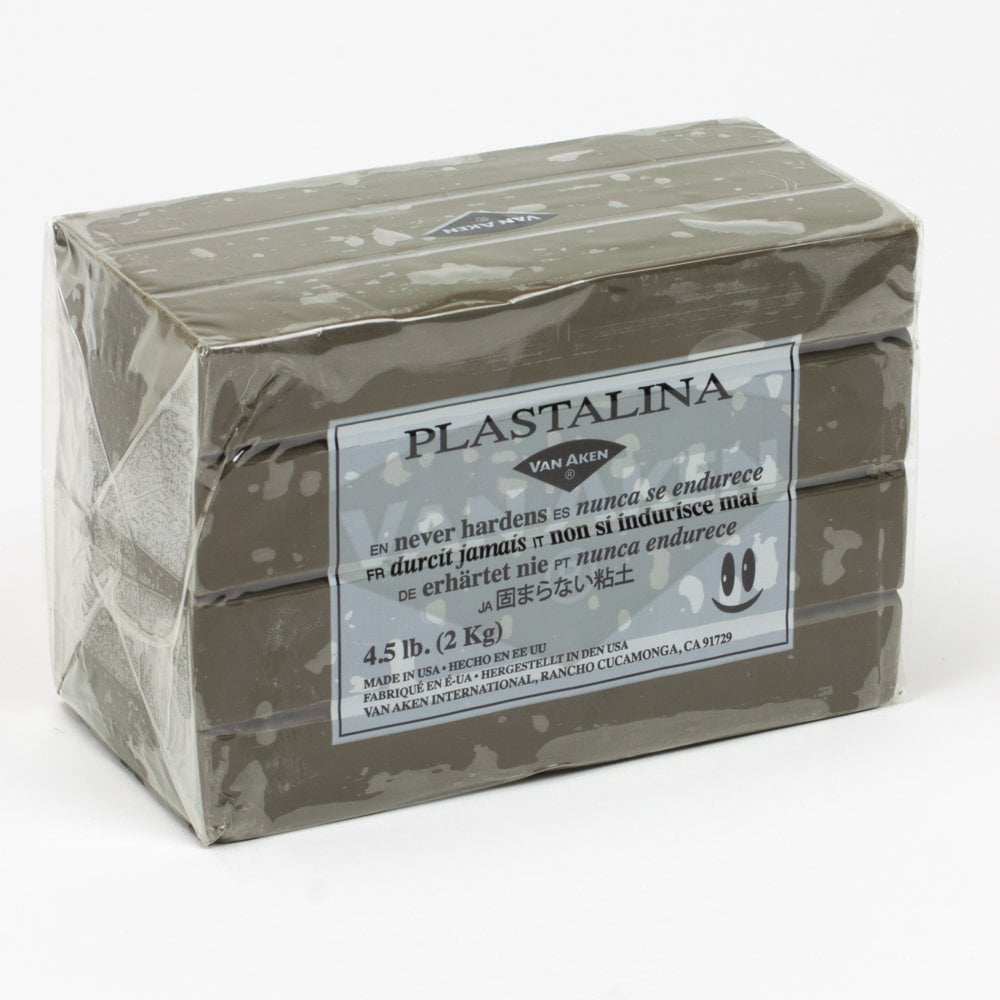 Modeling Clay 4 5lb Sculpture Gray Pigmented Oil Based Modeling Compound By Van ken Usa Walmart Com Walmart Com