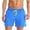 Blue, variant on Mens Swim Trunks with Compression Liner Inseam Men's Solid Color Large Sports Casual Shorts Breathable Men's Beachwear Blue Size XS