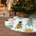 thumbnail image 5 of Sikiie Colorful Insects Nativity Christmas Tree Skirt, Jesus Christian Winter Holiday Tree Mat Decoration(30-48IN)30", 5 of 6
