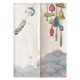 thumbnail image 2 of Cortina Divisora de Puerta de Estilo Japonés 85x150 Campanas Sunnimix Cortina Cortina Doorway Noren Corta, 2 of 6