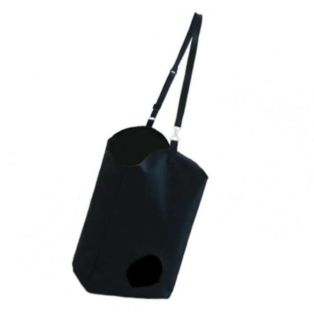 JZROCKER Large Feed Bag Hay Storage Bag Slow Feed Bucket Hay Bucket with Adjustable Strap Horse Feeding Grains Bag Horse Feed Bag