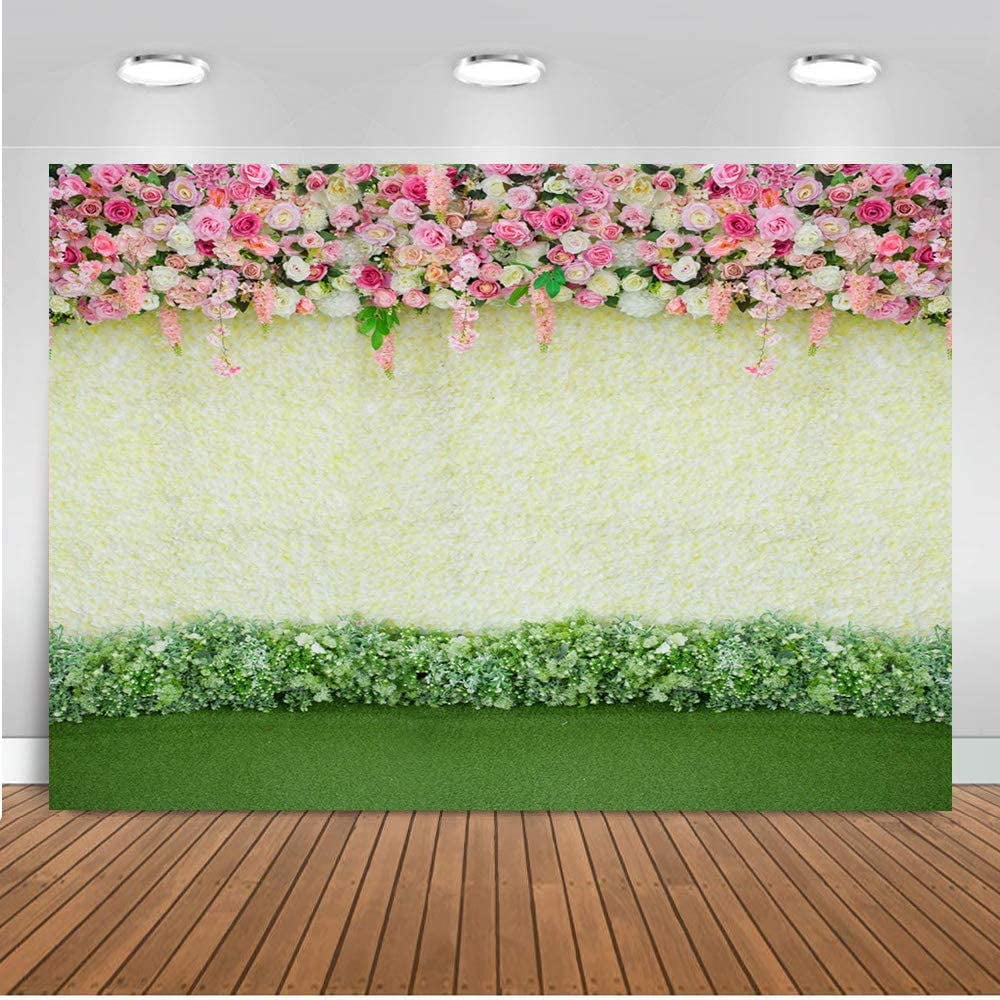 8X6FT Photography Backdrop Flower Wall Green Gr Backdrops Birthday Party Wedding  Backgrounds Valentine's Day | Walmart Canada