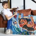 thumbnail image 2 of Manta navideña de Moana, decoración navideña para el hogar, mantas mullidas, cálidas y acogedoras para ropa de cama de invierno, sofá y regalo, 40 x 60 pulgadas, 2 of 8