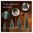 thumbnail image 5 of Mini Christmas Tree, Small Pine Tree with Wooden Bases for Xmas Holiday Party Home Tree Decor (Green 4pcs), 5 of 9