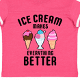 thumbnail image 4 of Inktastic Ice Cream Makes Everything Better Boys or Girls Toddler T-Shirt, 4 of 5