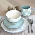 thumbnail image 3 of Baum Fiona 16 Piece Stoneware Dinnerware Set, Sky Blue, 3 of 7