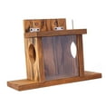 thumbnail image 3 of DOLITY Outside Wood Squirrel Feeder Handcrafted for Patio Decorative Backyard Fence, 3 of 9