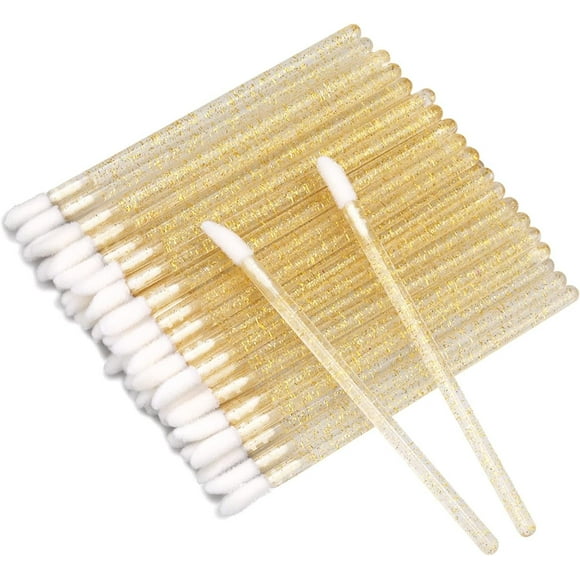 300 PCS Disposable Lip Gloss Applicators - Crystal Lipstick Concealer Brushes - Lip Gloss Applicator Wands Perfect for Lips, Eyes and Makeup Application