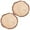 As Shown, variant on REACHISE 2 Wood Slices with Bark 10cm Coasters for Rustic Wedding Crafts