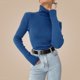 thumbnail image 2 of C.New S Suéter de mujer Cuello alto Nuevo Jersey de punto barato que combina con todo Jersey de mujer 2025 Suéteres casuales dulces Jersey de mujer Tops femeninos, 2 of 5