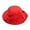 Red, variant on Rqgbe Fascinator Flower Tea Party Polyester Summer Travel Wedding Church Fedora Hat, Multicolor, Women's, 1 Count