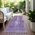 thumbnail image 6 of Addison Rugs Chantille Indoor/Outdoor Transitional Stripes Purple Washable Runner Rug, 2'3" x 7'6", 6 of 6